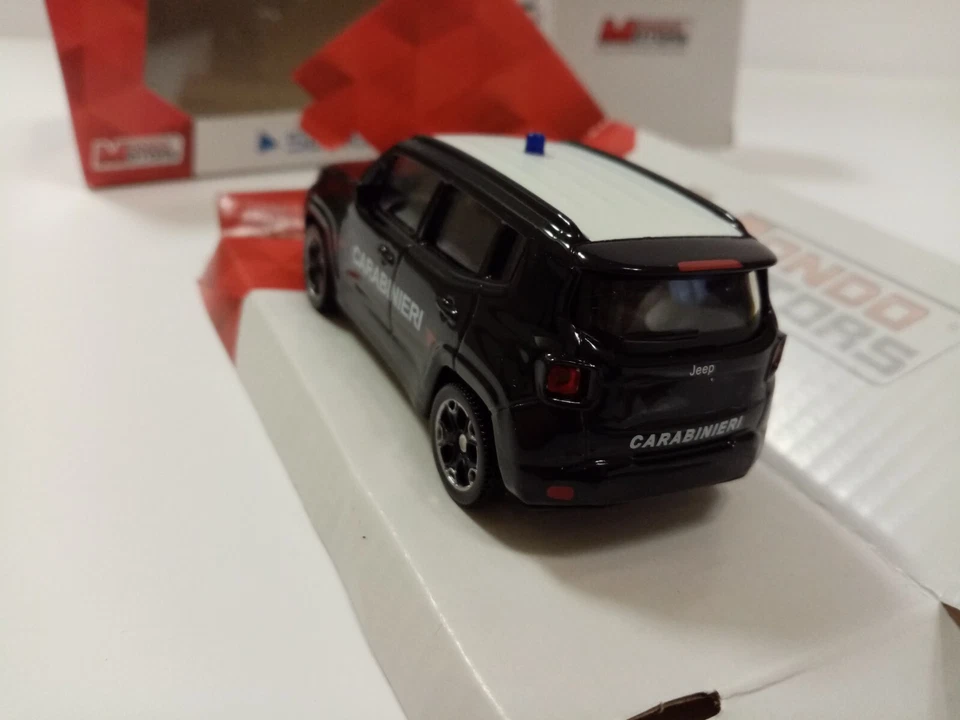 AUTO CARABINIERI JEEP RENEGADE SCALA 1:43  DIE-CAST METAL UFFICIALE - Immagine 4 di 4