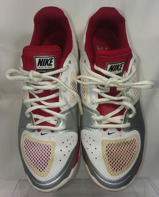 Nike Air Extreme, 449249-100, Volleyball Shoes, White/Red, Women's Size 8.5 | eBay