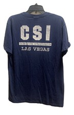 CSI las vegas t shirt large short sleeve adult unisex