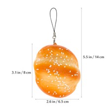 4PCS Pretend Play Bread Kid Bread Toys Bread Sensory Toy Artificial Dessert Prop