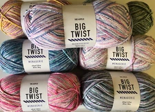 Big Twist Menagerie Yarn 5.29 OZ EA/ 410 YDS-MANY COLORS- DISCOUNT SHIPPING ON 2