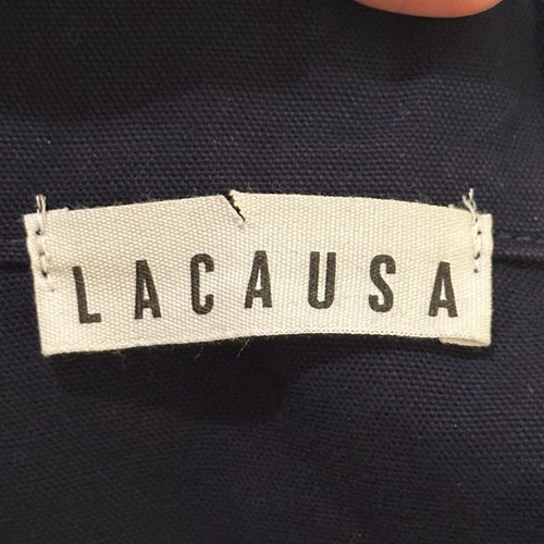 Giacca da lavoro LACAUSA Claire blu stile lavoro blu navy misto cotone taglia small - Foto 3 di 7