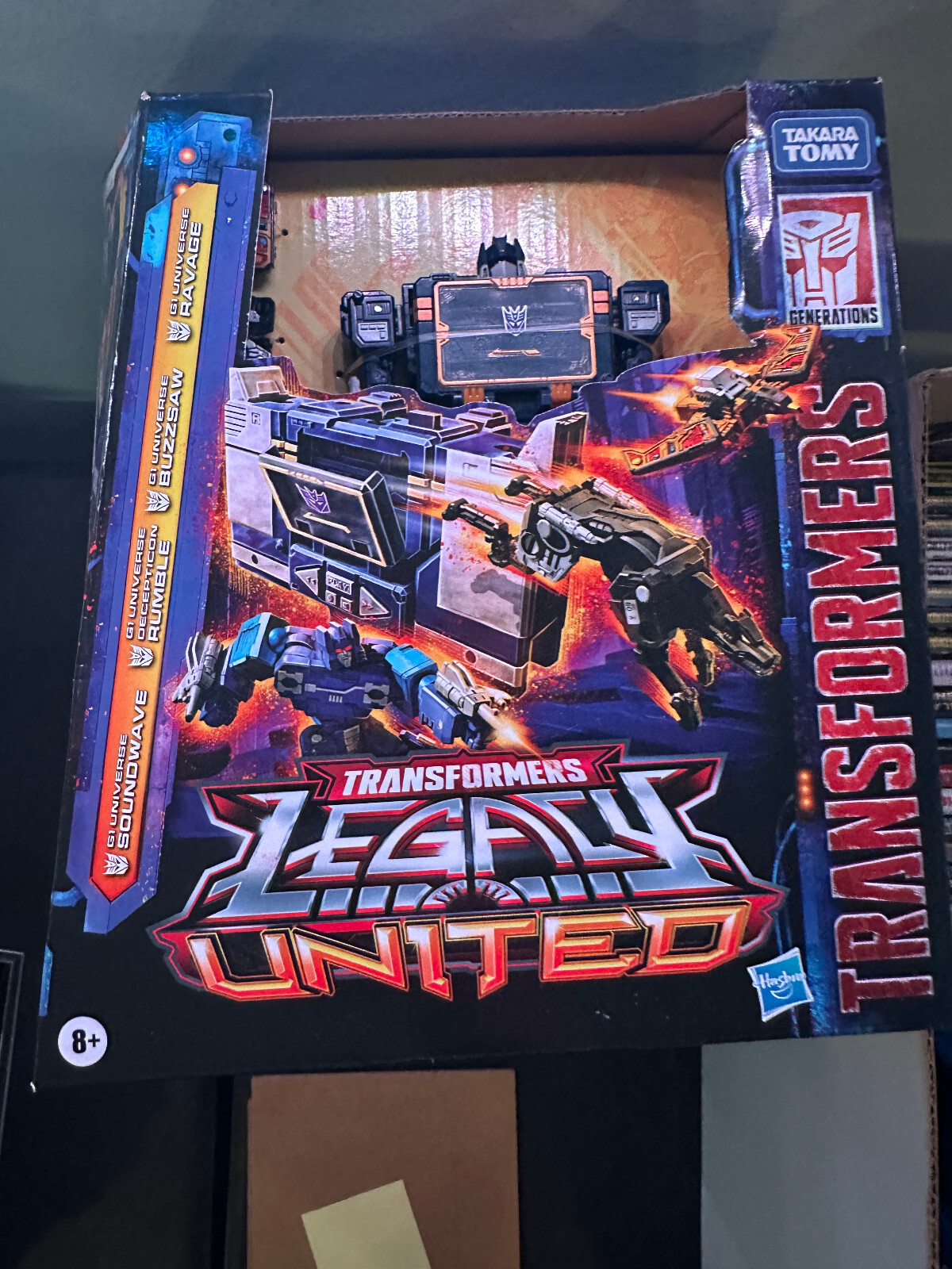 Hasbro Transformers Legacy United Soundwave Ravage Rumble Buzzsaw ...