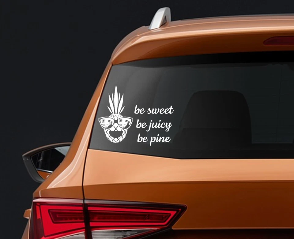 Decal Vinyl Car Truck Sticker Pineapple Beach Be Sweet - You Pick Size & Color - Image 2 of 4
