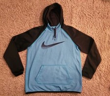 Womens Nike Therma Fit Sweetheart Hoodie Size M Blue Just Do It