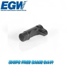 EGW HD Standard Shelf Mag Catch Checkered Blue Extended Button NEW! # 11100