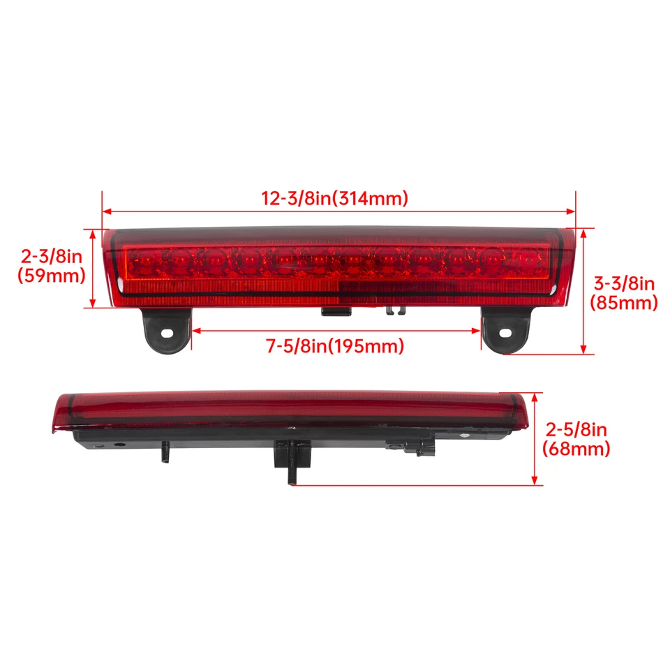 Tercera luz de freno trasera LED para Chevy Tahoe Suburban Yukon XL 2000-2006 Foto 3 de 4