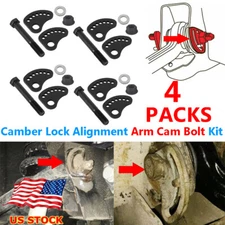 Camber Lock Alignment Fix For Silverado 99-18 Sierra 1500 Upper Arm Cam Bolt Kit
