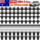 <!--F#f_0-->For Toyota Engine Cover Clip Fender Shield Door Body Push Rivet 90467-10183 100X<!--F/-->