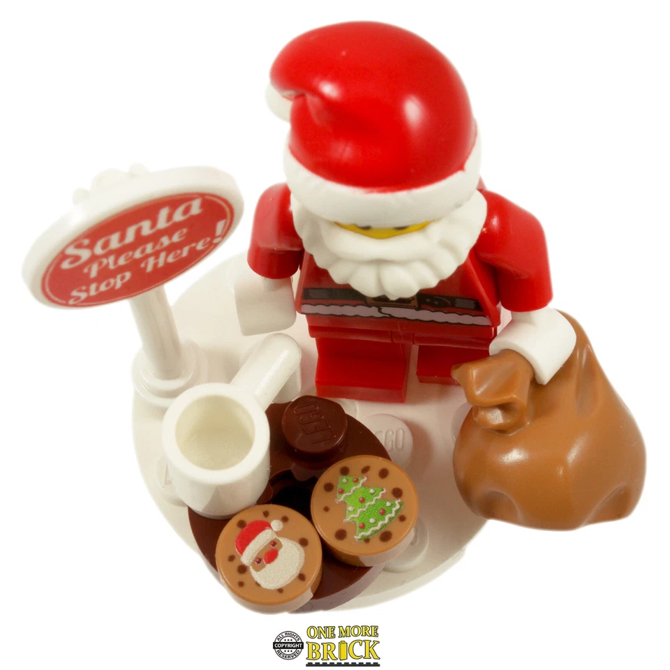 Santa LEGO Minifigure - Father Christmas Figure | All parts GENUINE LEGO - Image 2 of 2