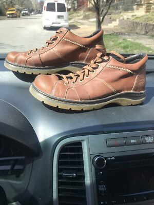 Dr Martens Mens Brown Leather Lace Up Oxford Chukka Shoes  display picture 1
