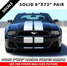 Set Of Two 72 X 8 Rally Racing Stripes Vinyl Decals Stickers Any Car 16