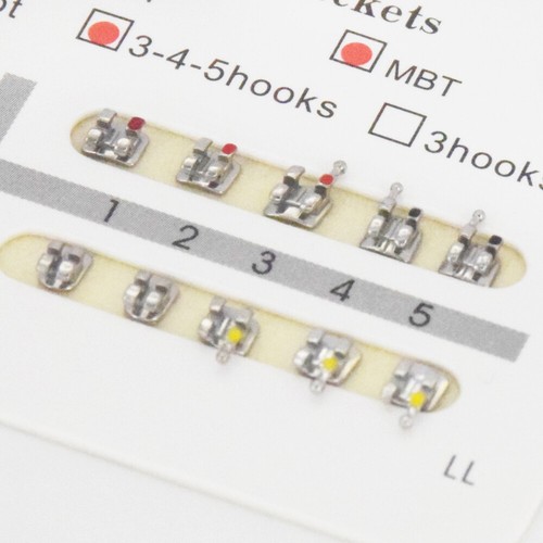 Dental Bracket Ultradünner Monoblock MIM Edgewise ROTH MBT 022 018 345 Haken - Bild 38 von 48