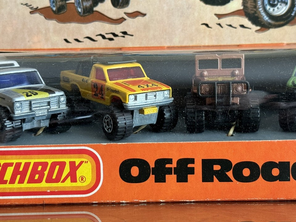 1982 Matchbox Superfast Super Set Off Road Riders Lesney Unopened Jeep ...