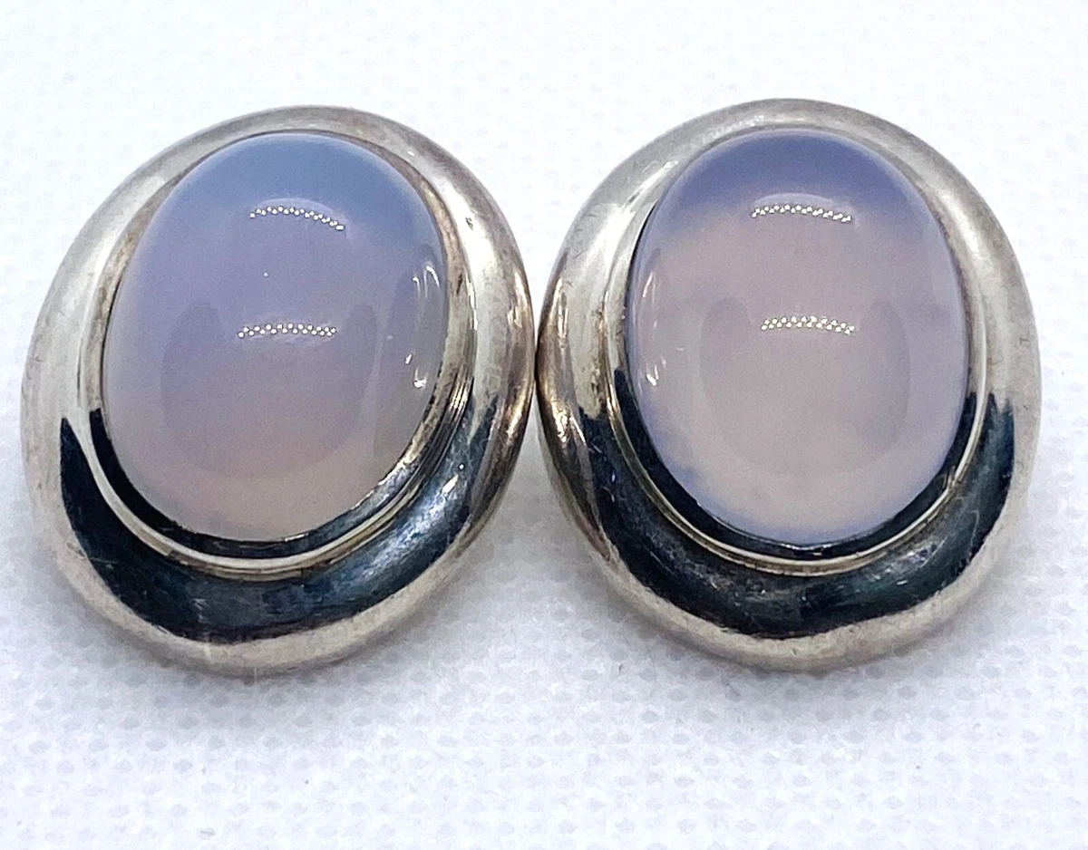 Pendientes Unisex Plata Pendientes Fase Lunar Plata 925 Con Piedra Lunar - Joyería Hipoalergénica Unisex Para Regalo Regalos Originales Hombre Mujer