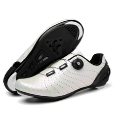 Men's Road Cycling Shoes Reflective Bicycle Sneakers Outdoor Mountain Bike Shoes