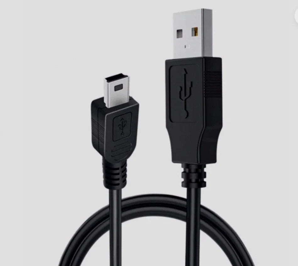 Mini USB Cable To USB Fast Data Charger Cable for PSP MP3 MP4 Car DVR GPS Digita - Image 2 of 4