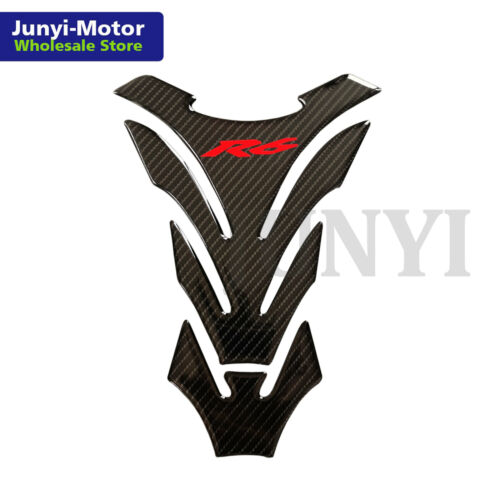 Carbon Oil Tank Pad Gas Cap Triple Clamp Sticker For Yamaha R6 YZF600 2001 2002 - Picture 3 of 4