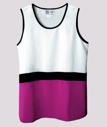 MAGGIE SWEET COLOR BLOCK TANK, BUST ABOUT 38 1/2", SZ PS, NWOT