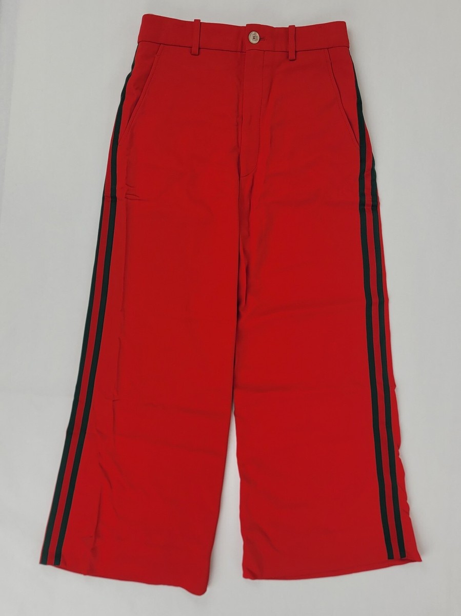 Gucci★素敵!Red Ankle Length Pants w/GRG Canvas Stripes s-l1200.jpg