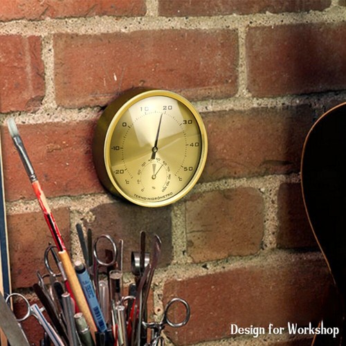 Luthier Thermometer and Hygrometer Luthier Tools Metal Material Large Dial - Picture 5 of 8
