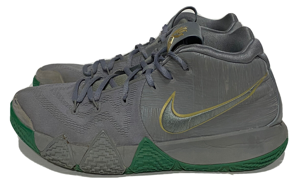kyrie irving shoes grey and green