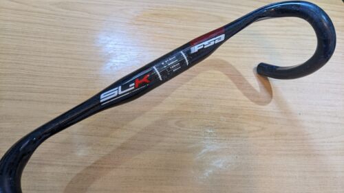 FSA SL-K Aero Compact 440mm Drop Handlebars Bike Bars Road 31.8 mm Carbon Fibre - Afbeelding 1 van 15