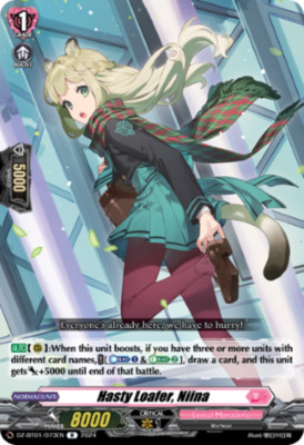 x4 Hasty Loafer, Niina - DZ-BT01/073EN - R CFV M/NM