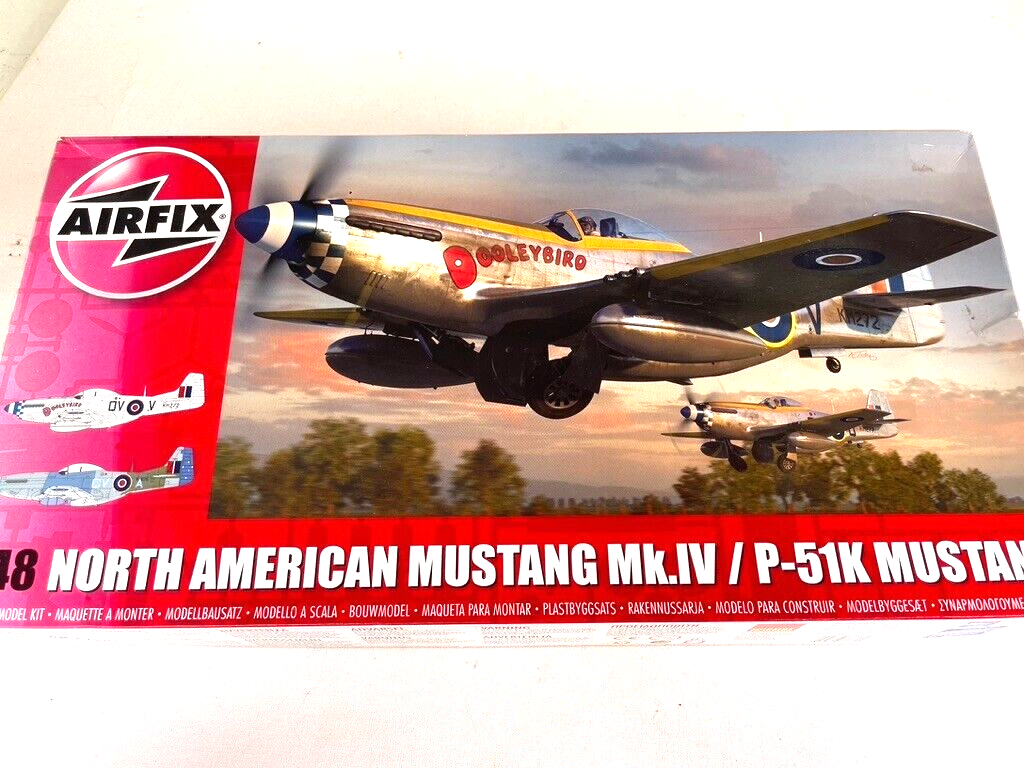 Airfix Model PLANE Kit North American MUSTANG MK.IV 1/48 eBay