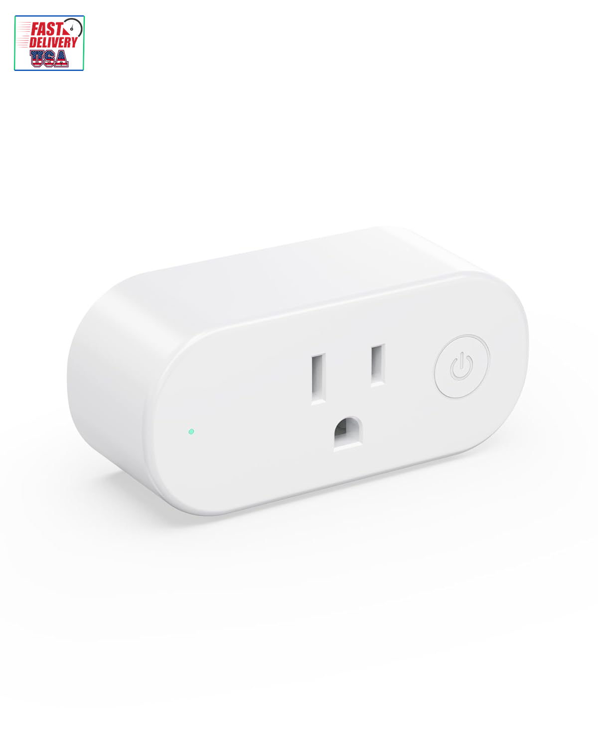 Smart Plug Work with Alexa, Home Mini Socket Wireless 2.4Ghz Wi-Fi, No Hub Requi-image