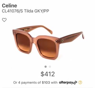 CELINE CL41076 S TILDA GKY PP Brown Sunglasses Sunglasses | eBay CELINE CL41076 S TILDA GKY PP Brown Sunglasses Sunglasses | eBay