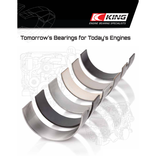 King Racing Rod & Main Bearings XPG .026 For Subaru EJ20 EJ22 EJ25 52mm b:+.002" - Picture 9 of 12