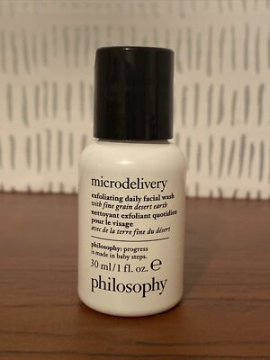 Philosophy Microdelivery Exfoliating Daily Facial Wash-Travel Size Skincare 1oz