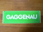 STICKER,DECAL GAGGENAU GREEN LOGO  BIG SIZE 30 CM NOT 100 % OK