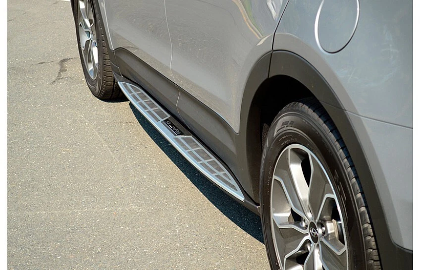 PAR DE ESTRIBERAS/ESCALONES LATERALES ESTILO OEM PARA HYUNDAI SANTA FE 2013-2017 Foto 4 de 4