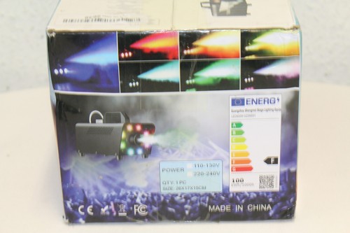Takrinik Fog Machine Rauchmaschine Smoke Machine 16 Farben RGB Neu Rechnung MwSt - Picture 2 of 3