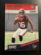 2018 Panini Playoff Football Green Keke Coutee #228 Texans Rookie