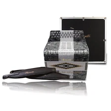 Rossetti 31 Button Accordion 12 Bass GCF Grey White Grey