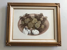 Dinosaur Hatching  Jurassic Park Upcycled Thrift Store oil painting art Morris