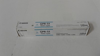 Canon Toner Ctg GPR-51, Cyan 8517B003 for Canon IR ADVANCE C250i/C255iF Series
