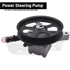 Power Steering Pump w/ Pulley for Acura TL 2004-2008 Honda Pilot 2005-2008