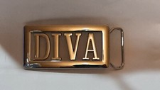 DIVA Custom Personalized Name Belt Buckle -Put your name or word on Buckle