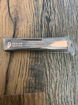 Regis Design Define Brow Setting Gel Medium Brown 0.2 oz