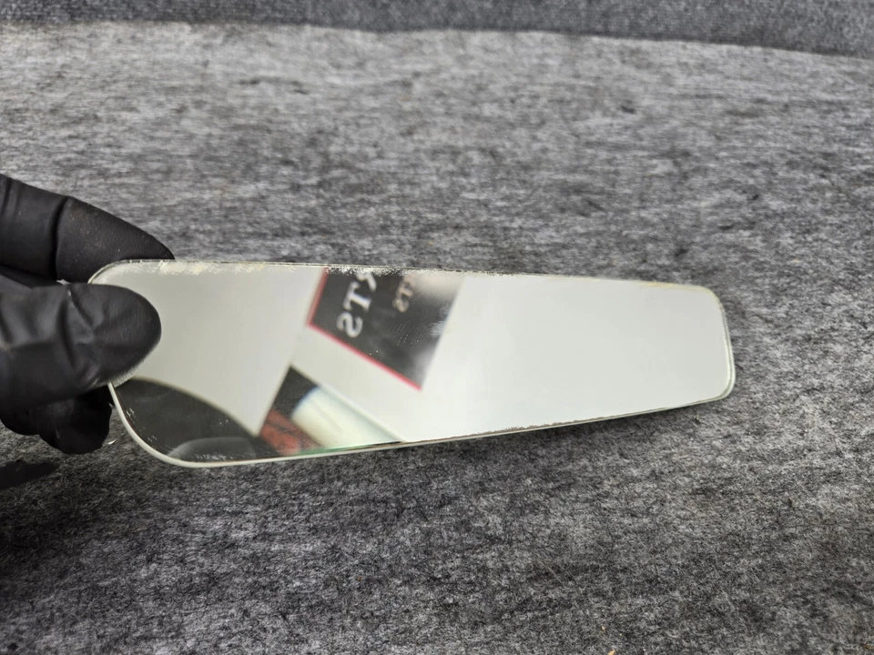 Espelho retrovisor interno frontal vidro Mercedes W126 560 Sel 420 sel fabricante de equipamento original - Imagem 2 de 4