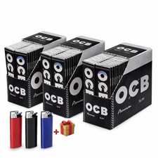 🔥 OCB Premium Slim – 3 x 50 Blättchen + 3 Feuerzeuge GRATIS 🔥