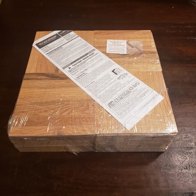 Bruce Parquet 10 SQ FT 12x12x5/16 NATURAL AHS100LG Solid Oak Tiles 10pc NEW!