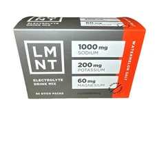 LMNT Electrolyte Drink Mix - Watermelon Salt - 30 Stick Packs - BB 03/2027