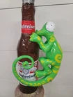 Vtg BUDWEISER Inflatable Beer Bottle Lizard Promo Bar Blow Up Advertising NOS