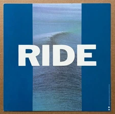 Ride - Nowhere RARE original 12 x 12 promo poster flat '91