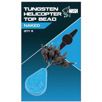 Nash Tungsten Helicopter Top Beads 6Stk. Karpfenangeln 